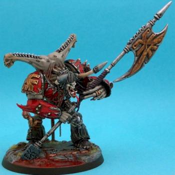 converted khorne chaos space marine demon prince by the Infadel