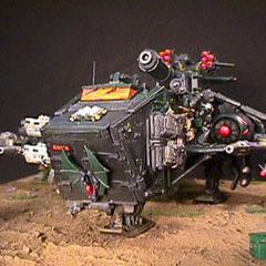 ORIGINAL DARK ANGELS 40K SPACE MARINE Thunderhawk Gunship by gython