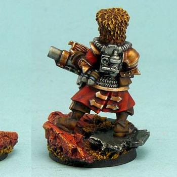 WH40K Imperial Guard Vostroyan Guardsman with Grenade Launcher by Toffgd