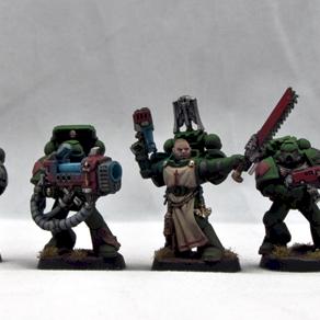 finished dark angels army close-ups by jason