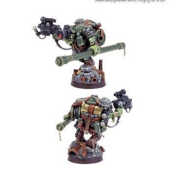 Ork Mekboy with Bangalork Torpedo by marcraley