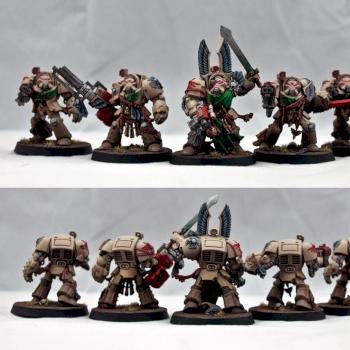 finished dark angels army close-ups by jason