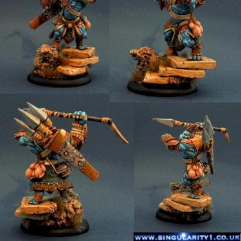 Troll Impaler, Trollblood Light Warbeast by singularity