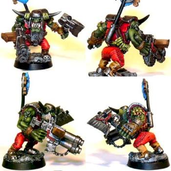 Ork Nob from WH 40k by bakalla