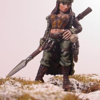 Mercenary Huntress by Grizzix