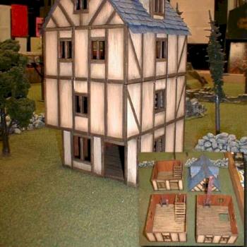 Three Story Inn (25mm scale) by griffongames