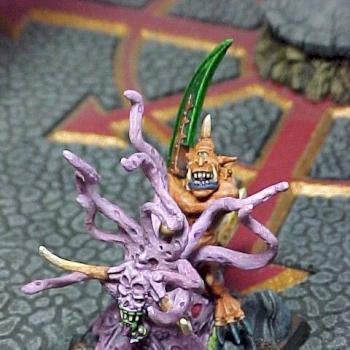 Plaguebearer Champion on Beast of Nurgle by ThomasGrable