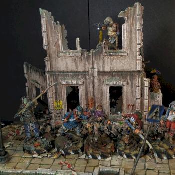 Gang of Wastelanders Afterglow Miniature Game by Arekarkadiusz