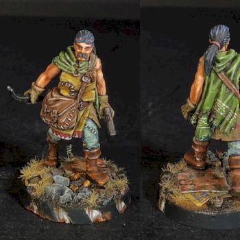 Looter from Gang of Wastelanders Afterglow Miniature Game. by Arekarkadiusz