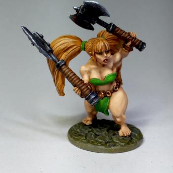 Female Dwarf Berserker / Slayer by chaos spawn