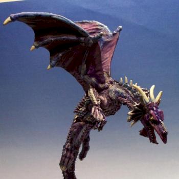 Guardian Dragon, purple scheme by StillLifeMiniatures