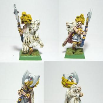 Korhil, Hunter-Captain of the White Lions (NMM, first attempt) by belazikkal