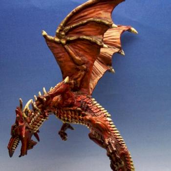 Red Guardian Dragon by StillLifeMiniatures