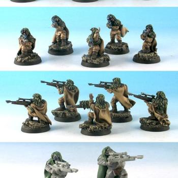 Cadian E company sniper team by Morthai