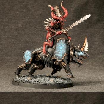 Herald of Khorne by KombiFlamer