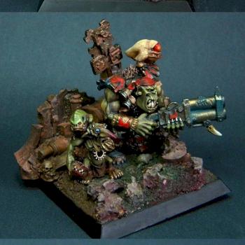 Ork & Gretchin Flash Git with Targeting Squigs by Roman 2.0