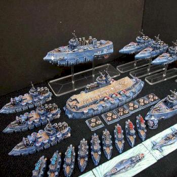 Dystopian Wars RoF French Fleet by AndyT