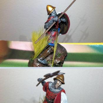 Navarrese Heavy Infantryman (Spain) XIV Century (54 mm) by deinocerites