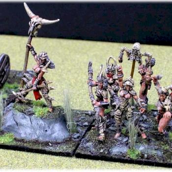 28mm Hordes of the Things Amazons by AndyT