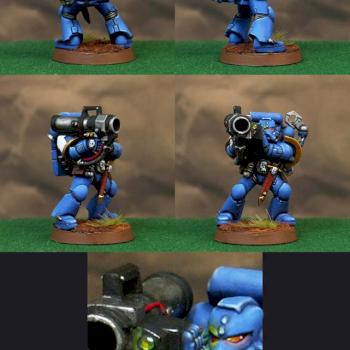 space marine with bazooka by nemo71