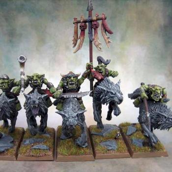 Goblin Wolf Riders by Leolian