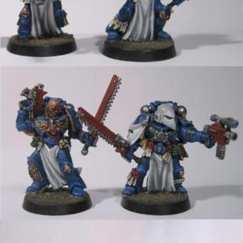 Ultramarine veteran Squad by Micha