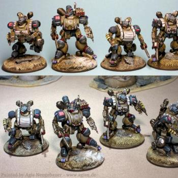 Heavy Gear Southern Paratroop Cadre by Agis