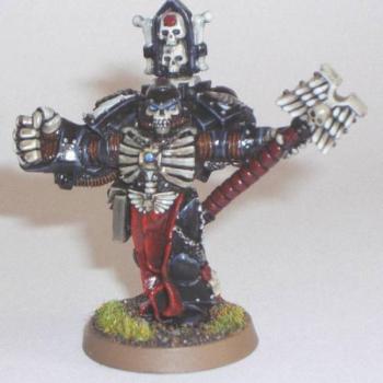 chaplain with power fist by nightmarehaunter