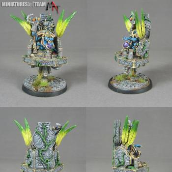 Age of Sigmar Seraphon Skink Starseer by goblin1980