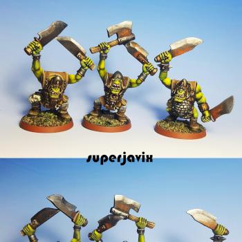 Warhammer Orcs by superjavix