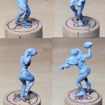 Female Orc Thrower by chaos spawn