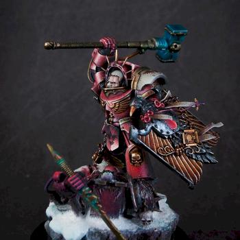 Gabriel Angelos, Blood Ravens chapter master in Terminator armor by Monstroys