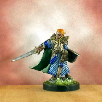 Turanil, Elf Paladin by Dead Bard Miniatures