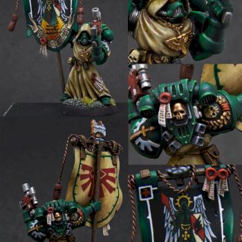 Dark Angels banner bearer by 311random