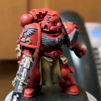 Blood Angels Tactical Marine by VishnuN