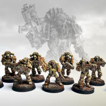 Death guard squad of Nurgle (II) by philydorf