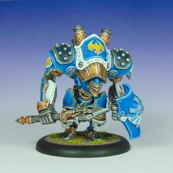 Cygnar Centurion Heavy Warjack by SuperblyPaintedMiniatures