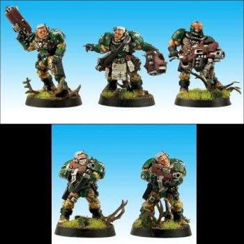 Dark Angels Space Marine Scouts by Jambot13