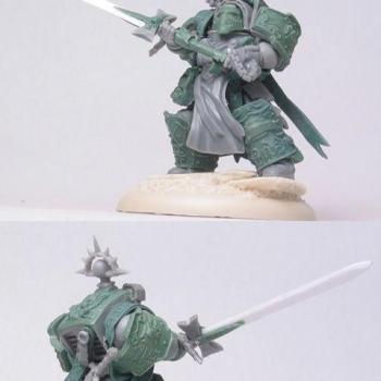 Converted Emperor's Champion in terminator armor !! by tabanstudio