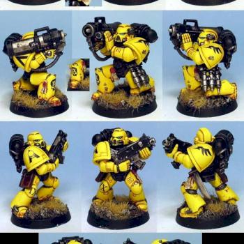 Marines Malevolent - Devastator Squad Ivan of the 2nd Co. by Chaplain Desmodus