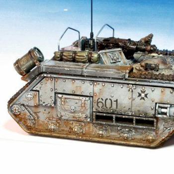 Imperial Guard Penal Legion Salamander command Tank by DukeSparta