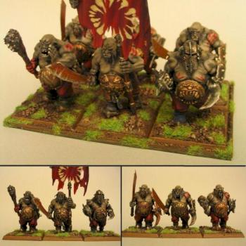 Ogre Kingdoms BULLS regiment by Misiek