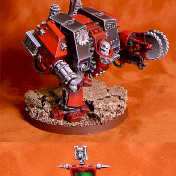 Flesh Tearers Space Marine Dreadnought by amory