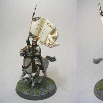 Knight Of Minas Tirith Standard Bearer by darklord