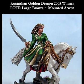 Arwen (Aussie Golden Demon '05 Winner ~ Lotr Large Bronze) by Zordana