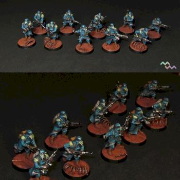 DEATH KORPS OF KRIEG INFANTRY SQUAD ADVANCING by ThatAmigo