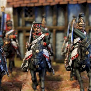 Macro of 1th French chasseurs a cheval by Thau