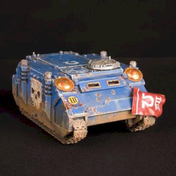 Ultramarines Space Marine Rhino by Arkion