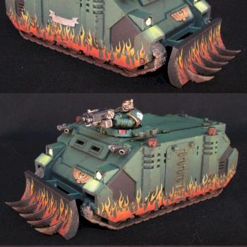 Space Marines Salamander Rhino by Arkon