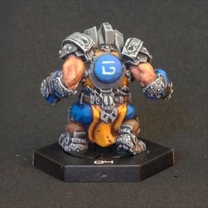 Dreadball Forge Father Guard Booster Alternate Pose by burbidge